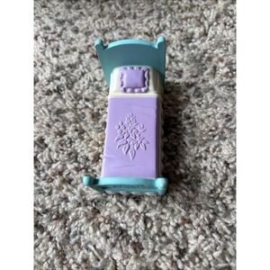 Fisher Price Sweet Streets Dollhouse Blue & Purple Bed Victorian House Rare
